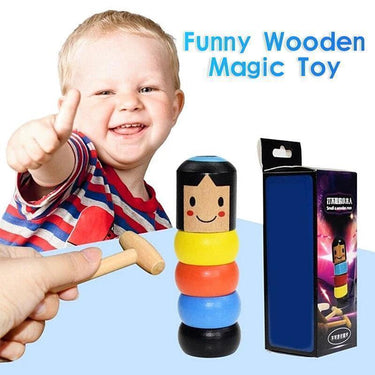 Juguete Magic Flex | Acróbata de Madera Flexible Mágico - Estimula el juego creativo y las habilidades motoras